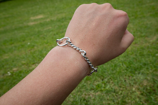 Twisted Wire Bit Bracelet - Single