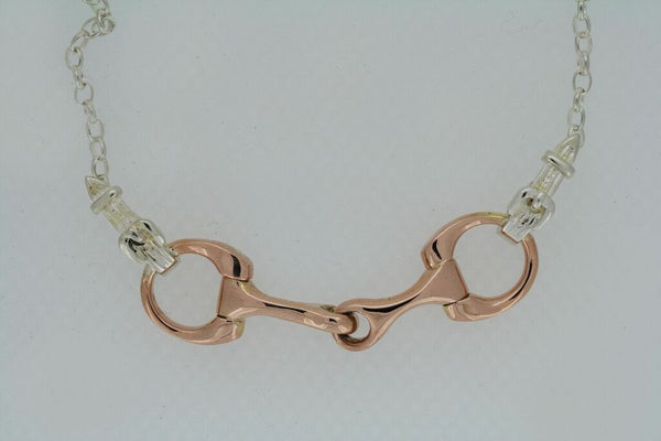 Bit Pendant - 2 Tone - 9ct Gold Bit