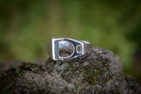 Stirrup Ring - Sterling Silver