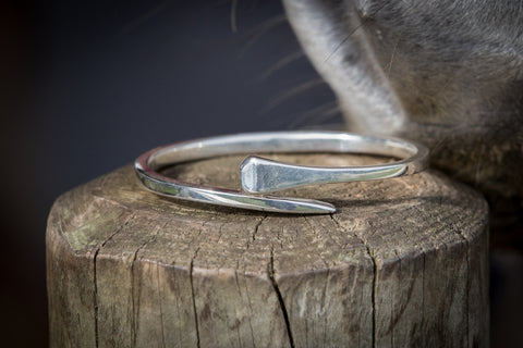 Horse Shoe Nail Bangle