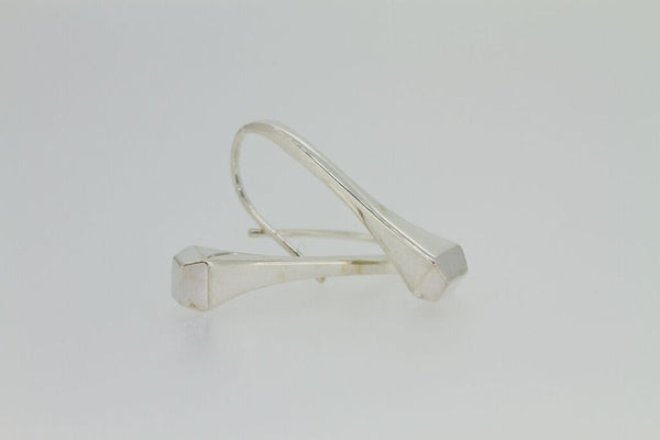 Nail Earrings - Sterling Silver