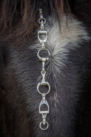 Snaffle Bit and Stirrup Bracelet